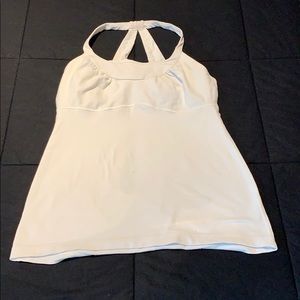 Lululemon White Tank Size 8